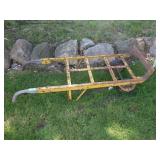 VINTAGE INDUSTRIAL CART  53 x 22 **GREAT COFFEE >>