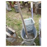 VINTAGE GLAVANIZED MOP BUCKET
