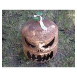 PALSMA CUT HALLOWEEN JACK-O-LANTERN PROPANE TANK
