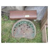 VINTAGE TRACTOR SEAT & MAILBOX
