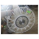METAL WALL ART CLOCK (UNTESTED)  24'