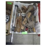 TROWELS, WIRE BRUSH, CAR HORN ,ETC