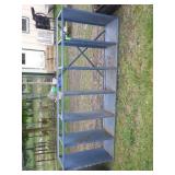 VTG INDUSTRIAL METAL SHELVING UNIT **BRING HELP**>