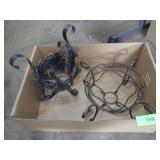 WIRE PLANTERN / GAZING BALL STAND, TILTING WINE >>