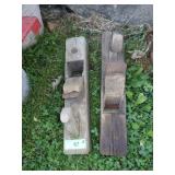 2 VINTAGE WOODEN PLANES