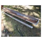 VINTAGE CHICKEN FEEDER 8' LONG