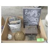 METAL WALL POCKET BASKETS, BRASS BOX (NO LATCH), >