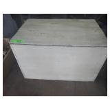 VINTAGE WOODEN BOX 21 1/2 x 14 x 13 1/ 2
