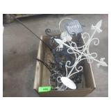 METAL CANDLE HOLDERS, WALL ART, POT HOLDER YARD>>>