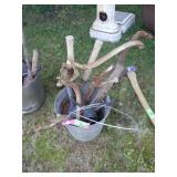 GALVANIZED BUCKET, TAP THROWER, ICE CREAM SCOOP>>>