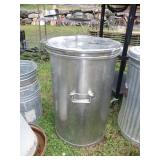 STAINLESS STEEL TRASH CAN