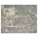 2 VINTAGE HAY KNIVES