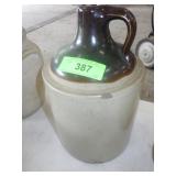 VTG 1 GAL STONEWARE JUG (SEE PICS FOR CONDITION)