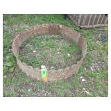 METAL RING / YARD ART 19 x 4 1/2