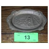 VTG CHEROKEE INDIAN RESERVATION NC SOUVENIR DISH