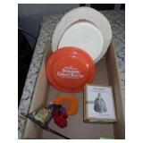 HOLIDAY INN FRISBEE, STYROFOAM HAT, DOLLY MADISON>