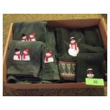 CHRISTMAS TOWELS, HAND TOWELS & WASHCLOTHS