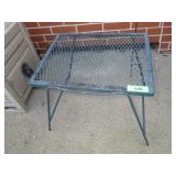 METAL MESH TOP TABLE  18 x 15 x 18