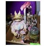 ASST. EASTER DECOR  FAUX EGGS, BASKET, DIORAMA