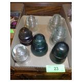 VINTAGE GLASS INSULATORS