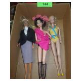 (3) 1966 MATTEL BARBIE DOLLS