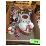 ASST. CHRISTMAS DECOR, PEWTER PLATE
