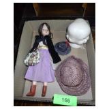 1964 MARY POPPINS DOLL, 3 FACE DOLL HEAD, DOLL >>>