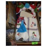 SNOWMAN WREATH, CHRISTMAS PLACEMATS, TABLECLOTH >>