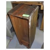 VTG WOODEN CRATE W/ ANCHOR STENCIL 34 x 12 x 12