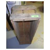 VINTAGE WOODEN CRATE W/ STENCILING 34 x 12 x 12