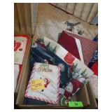 CHRISTMAS RUNNERS, RUG, BAG, DISH TOWELS & PILLOW