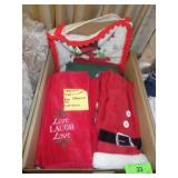 VINYL & CLOTH TABLECLOTHS, VTG TERRYCLOTH BAG, >>>