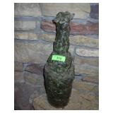 HANDMADE GLAZED TERRA COTTA VASE 21 1/2'