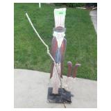 WEATHERED UNCLE SAM PORCH ART  41' (SEE PICS)