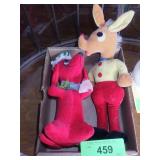 VINTAGE DAKIN DREAM PETS CHRISTMAS DOG, VTG HORSE>