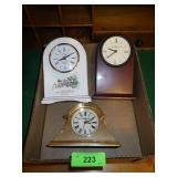3 HOWARD MILLER CLOCKS - UNTESTED