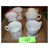 VINTAGE MUSTACHE MUG & CUPS