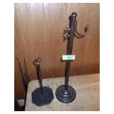 WROUGHT IRON PAPER TOWEL HOLDER, ADJUSTABLE >>>