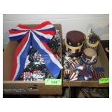 AMERICAN FLAG STRING LIGHTS, MESH BASKET STRING >>