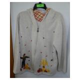 BRECKENRIDGE FLEECE ZIP UP FALL JACKET (1X)