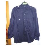 CHAPS LONG SLEEVE SHIRT (DARK BLUE) 2X