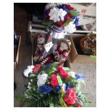 2 BL- ASST. PATRIOTIC DECOR & ARRANGEMENT