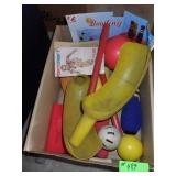 PLASTIC OUTDOOR GAMES - NEED CLEANED