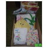 HOOKED SPRING FLOWERS RUG, DISH TOWELS, RUNNERS>>>