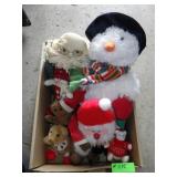 ASST. CJHRISTMAS PLUSH ANIMALS