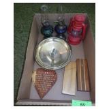 MINI OIL LAMPS, LANTERN, WOODEN MOTHER PLAQUE>>>