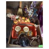 FALL DECOR- (BASKET HANDLE IS BROKEN), WATERING>>>