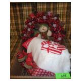 CARDINAL PICKS, CHRISTMAS TREE SKIRT, WREATHS
