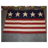 AMERICAN FLAG RUG 48 x 30