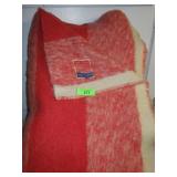 VINTAGE ROYAL HOLLAND WOOL BLANKET